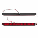 2PCS 15" Red Truck Trailer Light Bar 11 LED Stop Turn Tail Brake Lights Strip