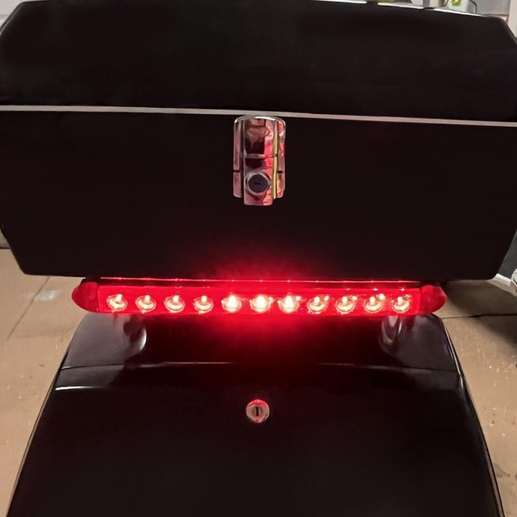 2PCS 15" Red Truck Trailer Light Bar 11 LED Stop Turn Tail Brake Lights Strip