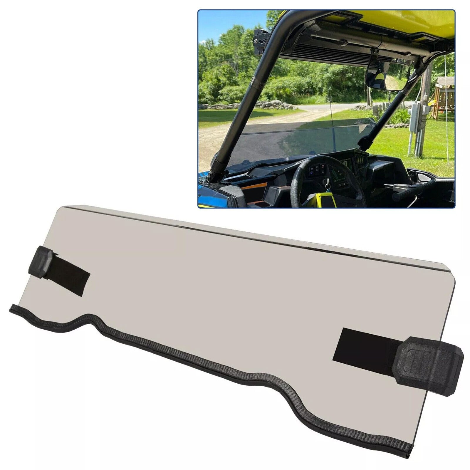 For Polaris RZR XP 1000/RZR XP 4 1000 2014+ Front Half Windshield Tinted