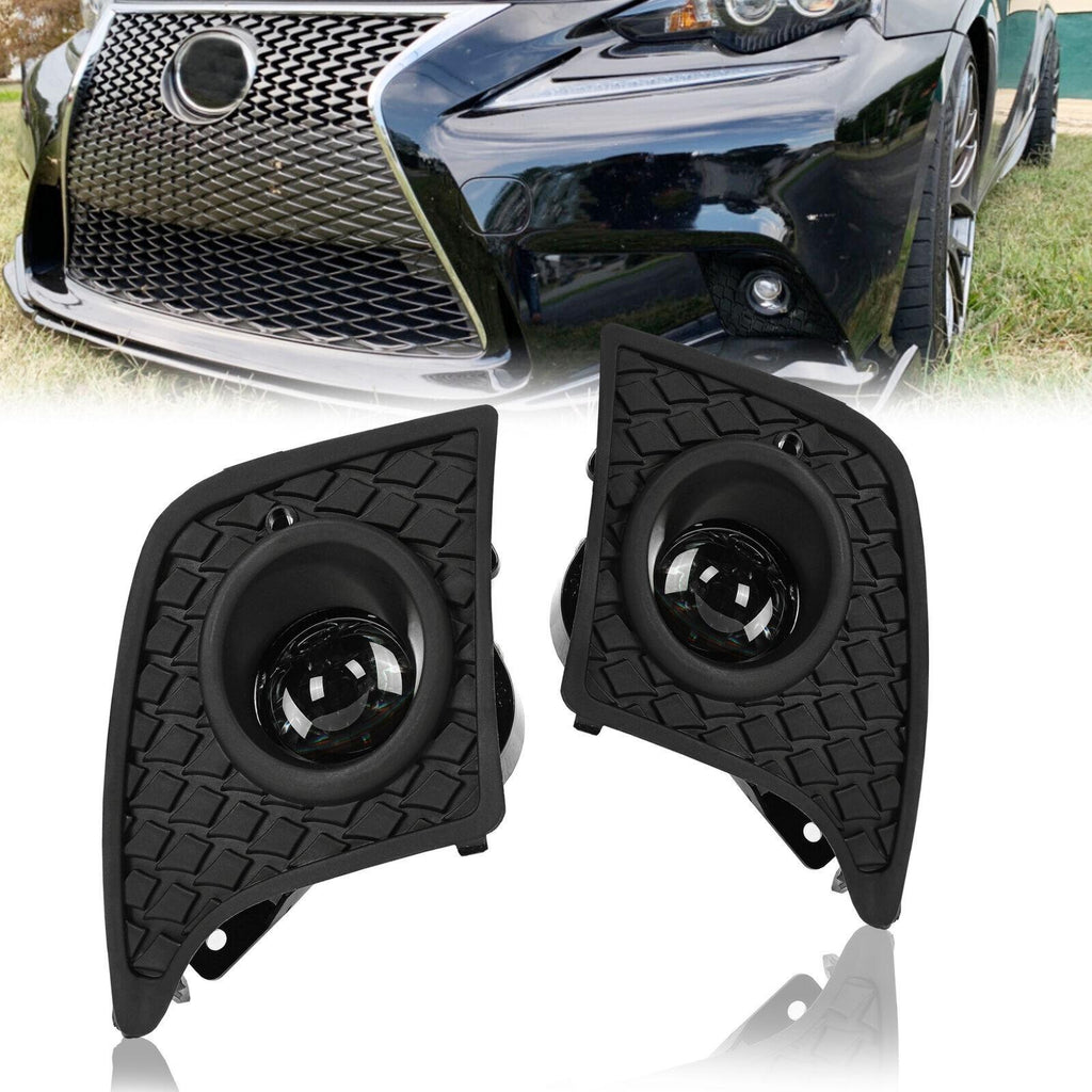 For 2014-2016 Lexus IS250 IS350 F-Sport Projector Fog Lights Kit Switch+Harness
