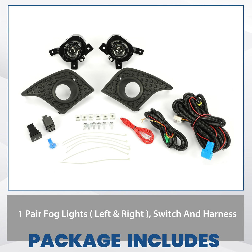 For 2014-2016 Lexus IS250 IS350 F-Sport Projector Fog Lights Kit Switch+Harness