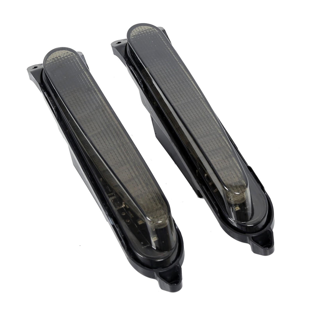 Rear Fender Extension Fascia LED Light For Harley Touring CVO Street Glide 09-13