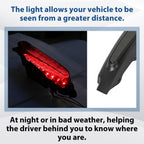 Rear Fender Extension Fascia LED Light For Harley Touring CVO Street Glide 09-13