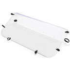 For 2001-2008 Kawasaki Mule 3000/3010 Models Folding Windshield Clear W/Hardware