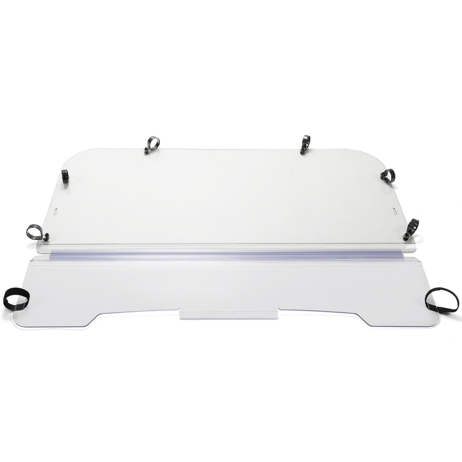 For 2001-2008 Kawasaki Mule 3000/3010 Models Folding Windshield Clear W/Hardware