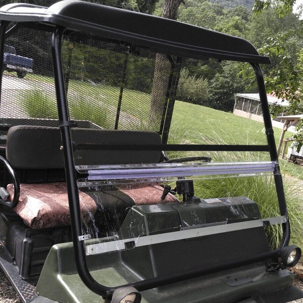 For 2001-2008 Kawasaki Mule 3000/3010 Models Folding Windshield Clear W/Hardware