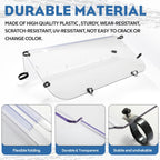 For 2001-2008 Kawasaki Mule 3000/3010 Models Folding Windshield Clear W/Hardware