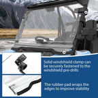 For Polaris RZR 900/S 900 RZR XP1000 2014-18 Full Flip Up Windshield 2-IN-1