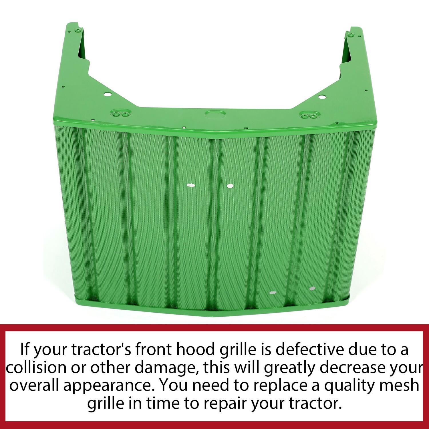 Front Hood Grille For John Deere 755 855 955 Tractor #AM107864 Mesh Grille Guard