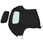 Black Convertible Soft Top W/ Heated Glass Window For Mazda MX-5 Miata 2006-2014