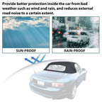 Black Convertible Soft Top W/ Heated Glass Window For Mazda MX-5 Miata 2006-2014