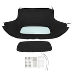 Black Convertible Soft Top W/ Heated Glass Window For Mazda MX-5 Miata 2006-2014