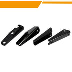 Rear Shock Relocation Brackets Kit For 1963-1972 Chevy C10 C20 GMC C15 Pickup