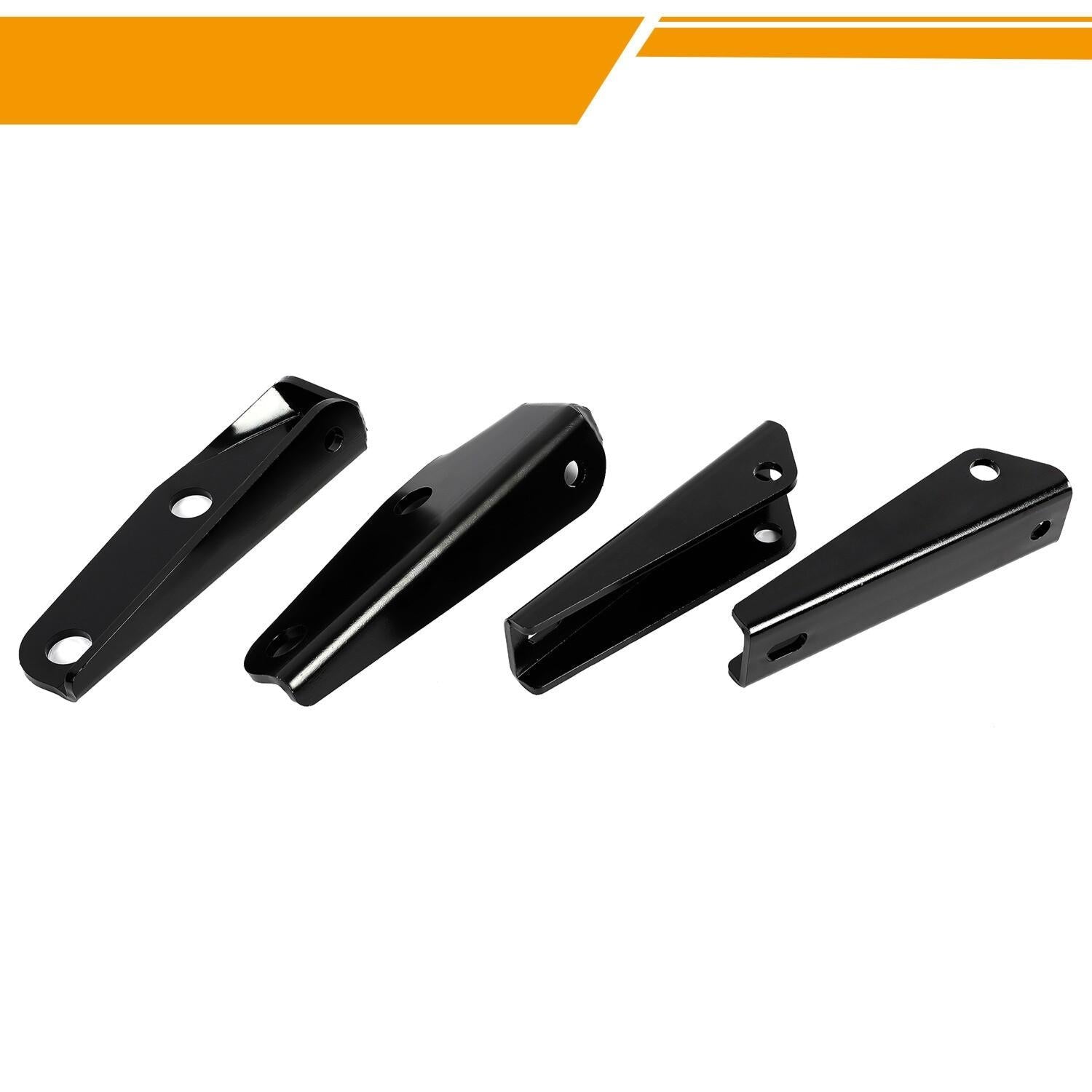 Rear Shock Relocation Brackets Kit For 1963-1972 Chevy C10 C20 GMC C15 Pickup