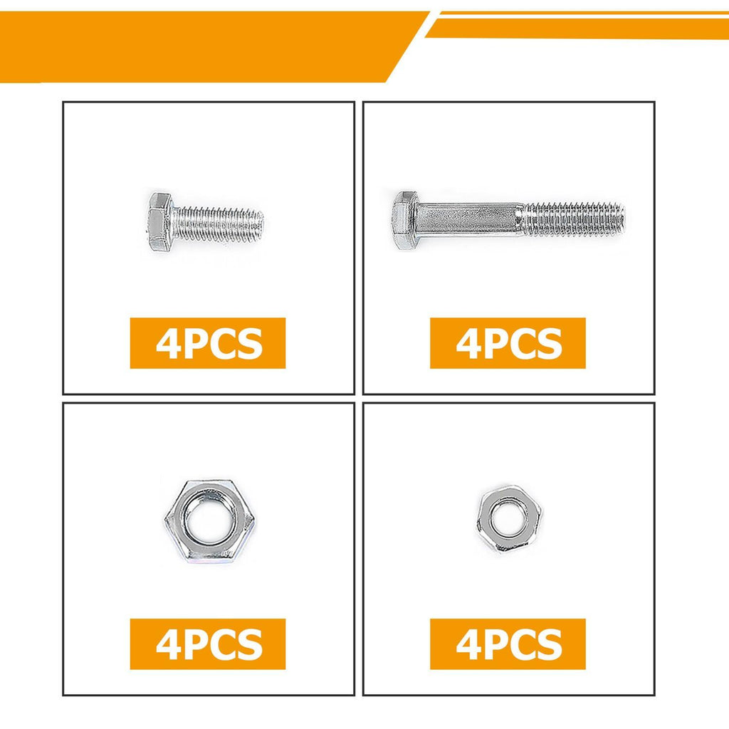 Rear Shock Relocation Brackets Kit For 1963-1972 Chevy C10 C20 GMC C15 Pickup