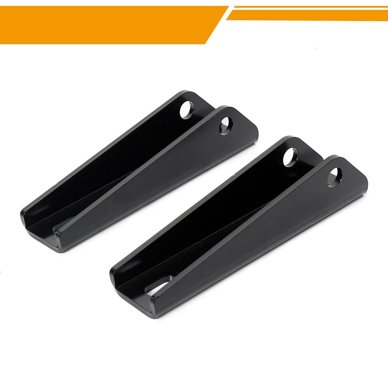Rear Shock Relocation Brackets Kit For 1963-1972 Chevy C10 C20 GMC C15 Pickup