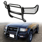 Fits Toyota 4-Runner 1999-2002 Grill Headlight Brush Guard Powder-Coated Black