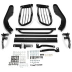 Fits Toyota 4-Runner 1999-2002 Grill Headlight Brush Guard Powder-Coated Black