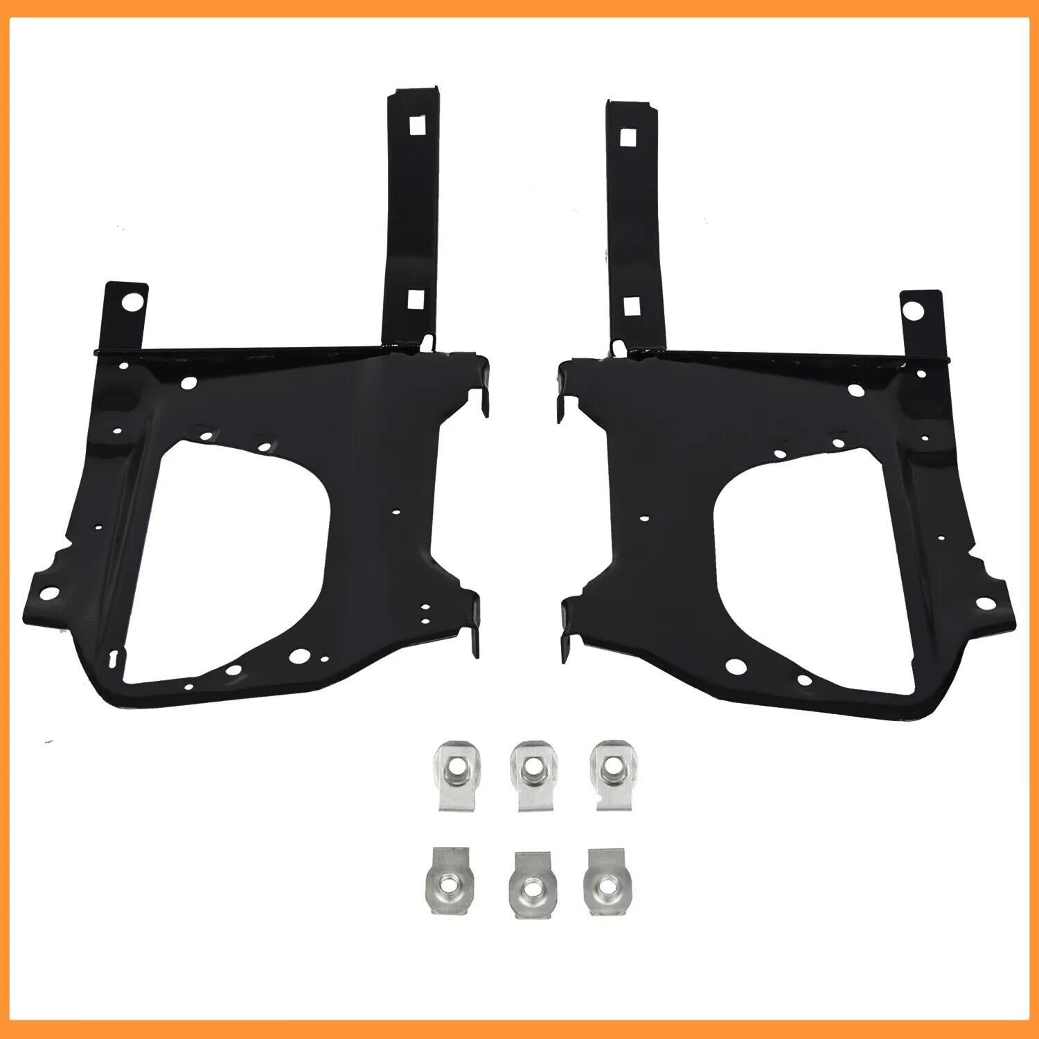 For 10-18 DODGE RAM 2500 3500 RIGHT & LEFT FRONT BUMPER BRACKET KIT 68064329AD