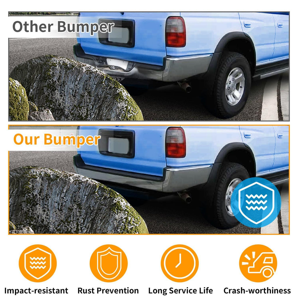 Rear Step Bumper Face Bar Steel For Toyota 4Runner SR5 Base 1996-2002 #TO1102219