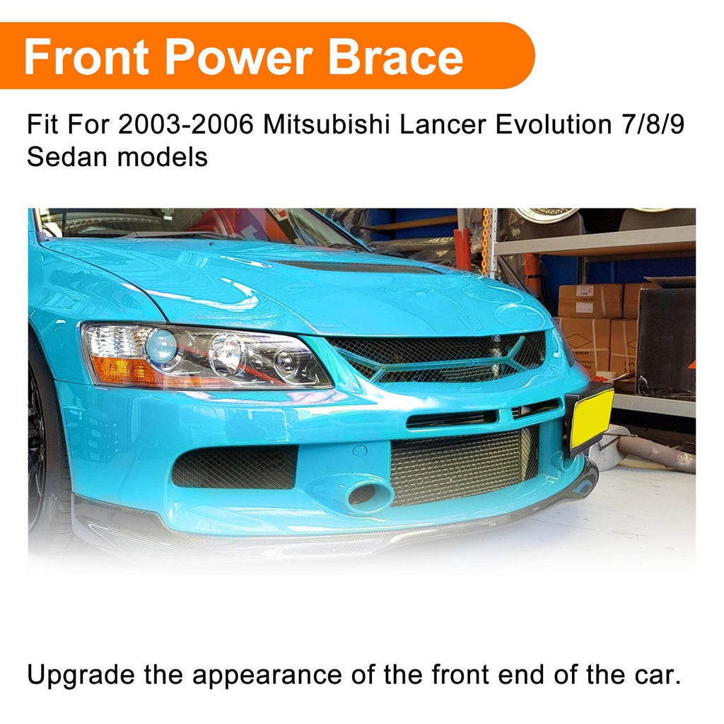 Front Member Mount Power Brace For Lancer EVO 7 8 9 VII VIII IX 2003-2006 NEW