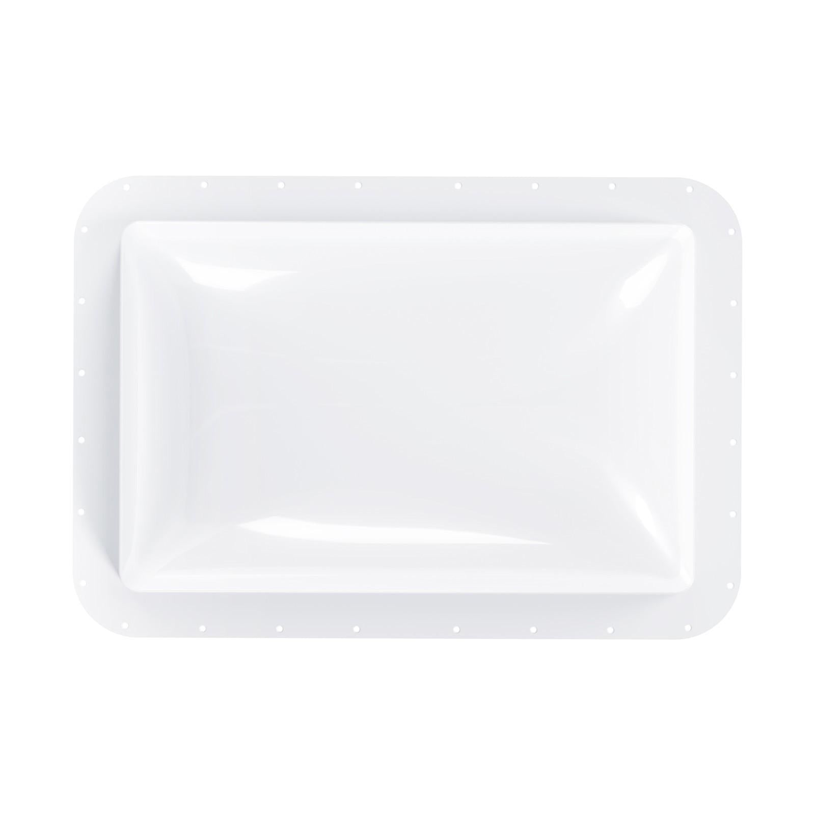 18" x 26" For RV Camper Skylight Exterior White Skylight Cover Roof Top