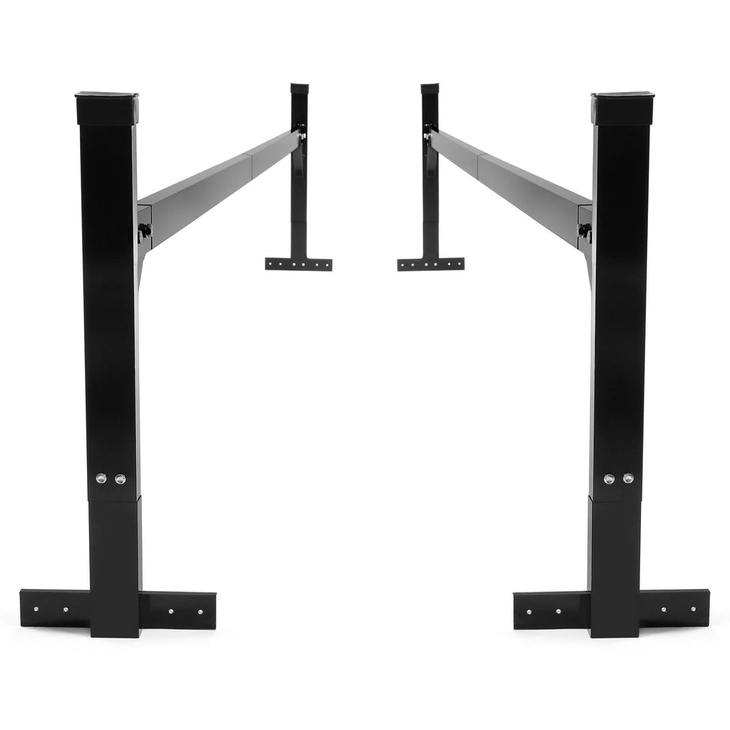 72"-108" Adjustable Ladder Roof Rack For Enclosed Trailers Cargo Vans Trucks
