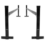 72"-108" Adjustable Ladder Roof Rack For Enclosed Trailers Cargo Vans Trucks
