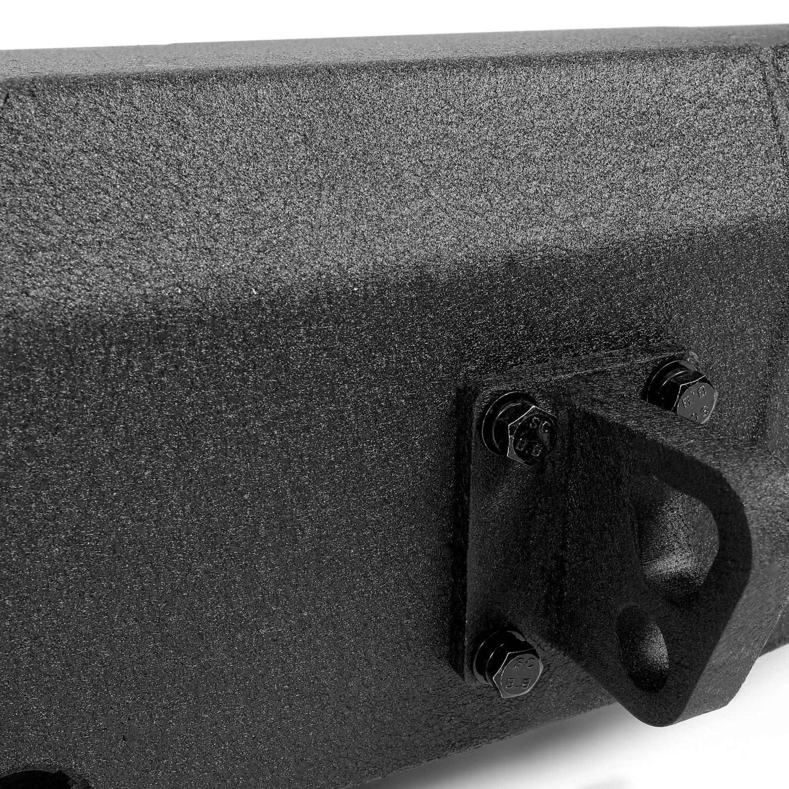 Rear Bumper Heavy Duty Steel For Ford F150 15-20 W/ TOW HITCH & Sensor Holes