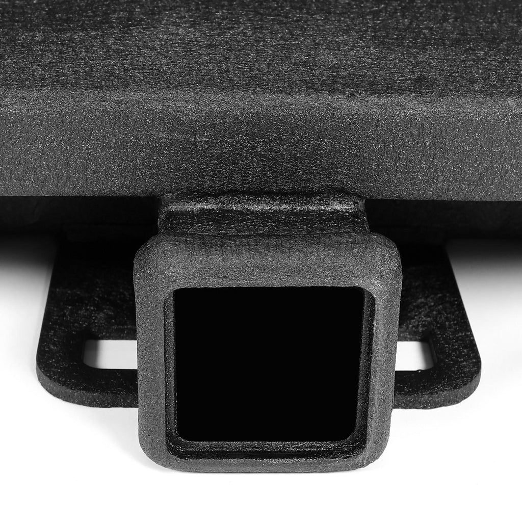Rear Bumper Heavy Duty Steel For Ford F150 15-20 W/ TOW HITCH & Sensor Holes