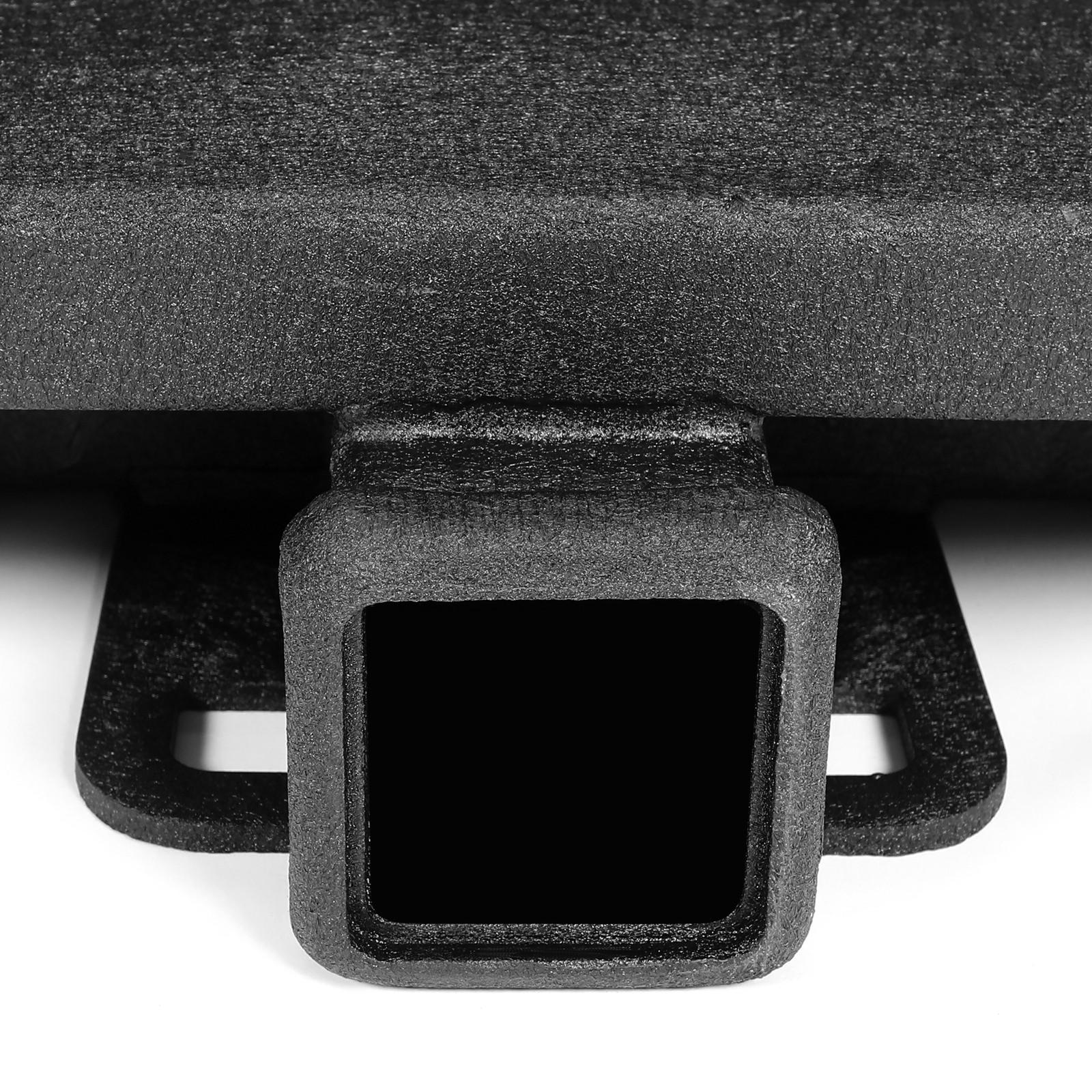 Rear Bumper Heavy Duty Steel For Ford F150 15-20 W/ TOW HITCH & Sensor Holes