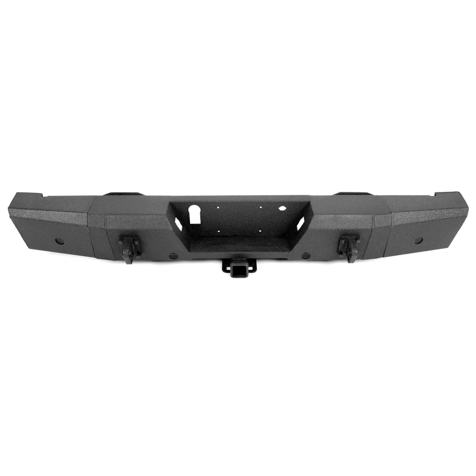 Rear Bumper Heavy Duty Steel For Ford F150 15-20 W/ TOW HITCH & Sensor Holes