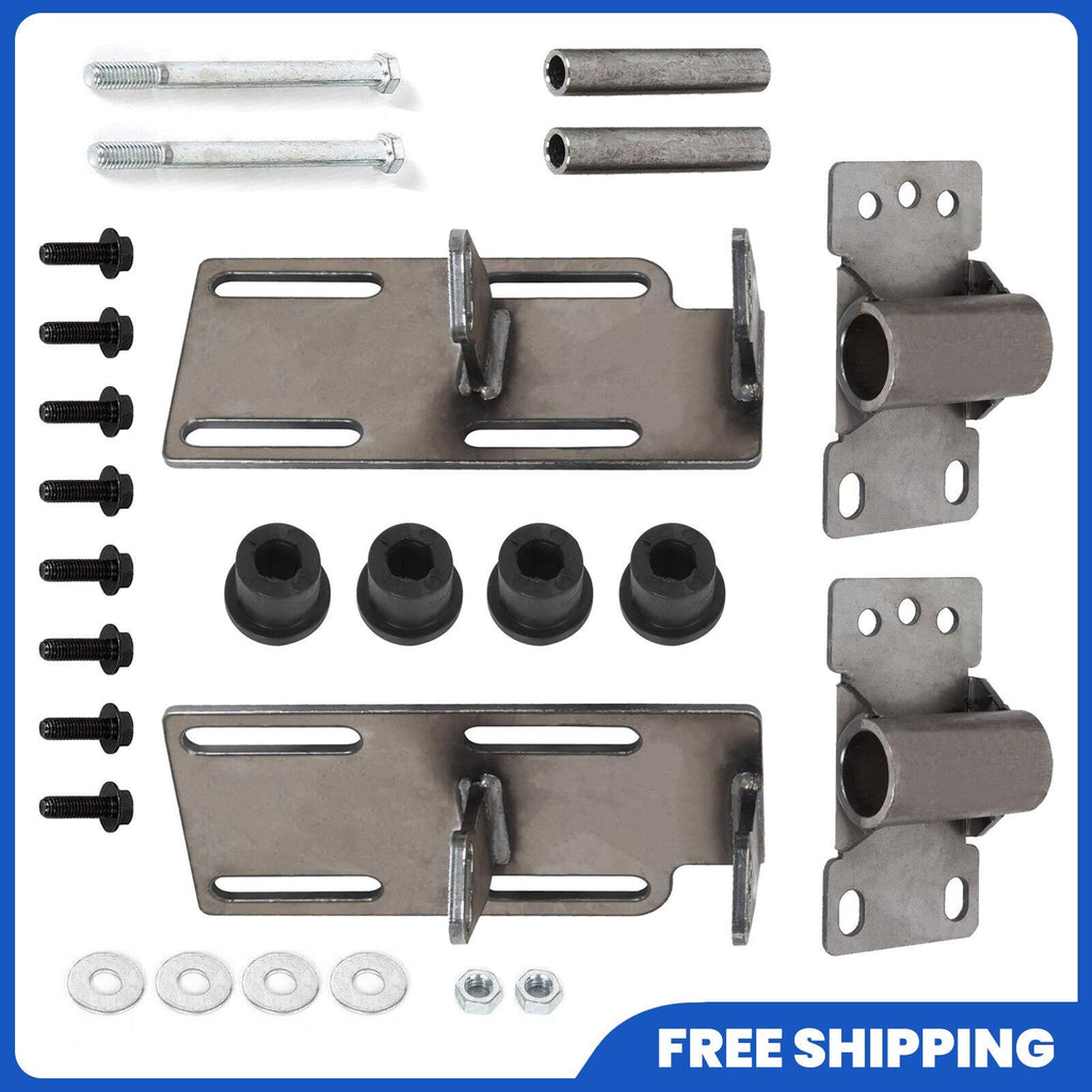 For 88-99 C1500 TRUCK K5 2WD Engine Mount Adapter Swap Kit LSx LS1 LS Raw Steel