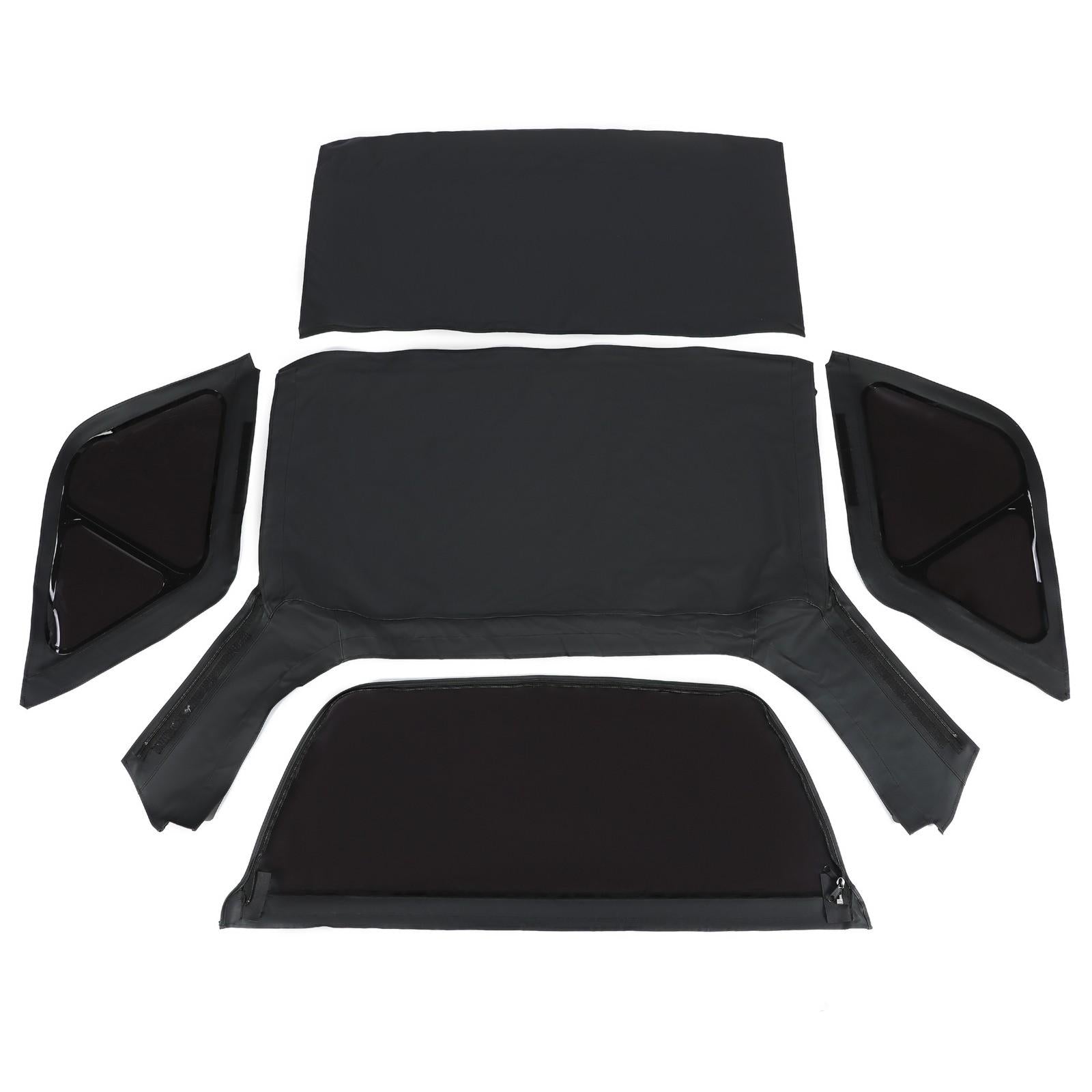 For Chevrolet Tracker 2DR 1999-2004 Replacement Soft Top w/ Tinted Windows Black