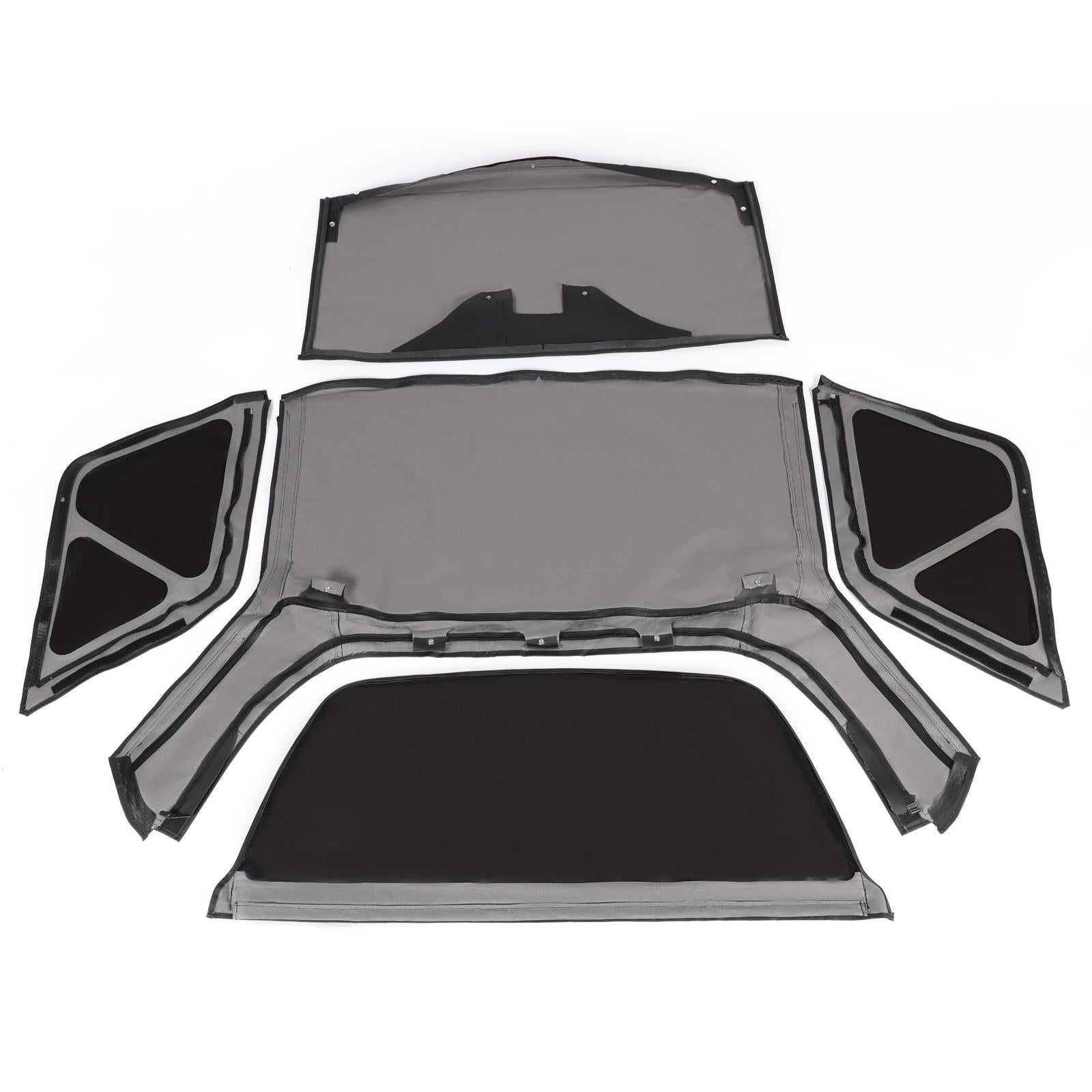 For Chevrolet Tracker 2DR 1999-2004 Replacement Soft Top w/ Tinted Windows Black