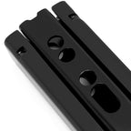 Pair Universal Racing Dual Seat Slider Base Mount Rail Bracket Track Assembly