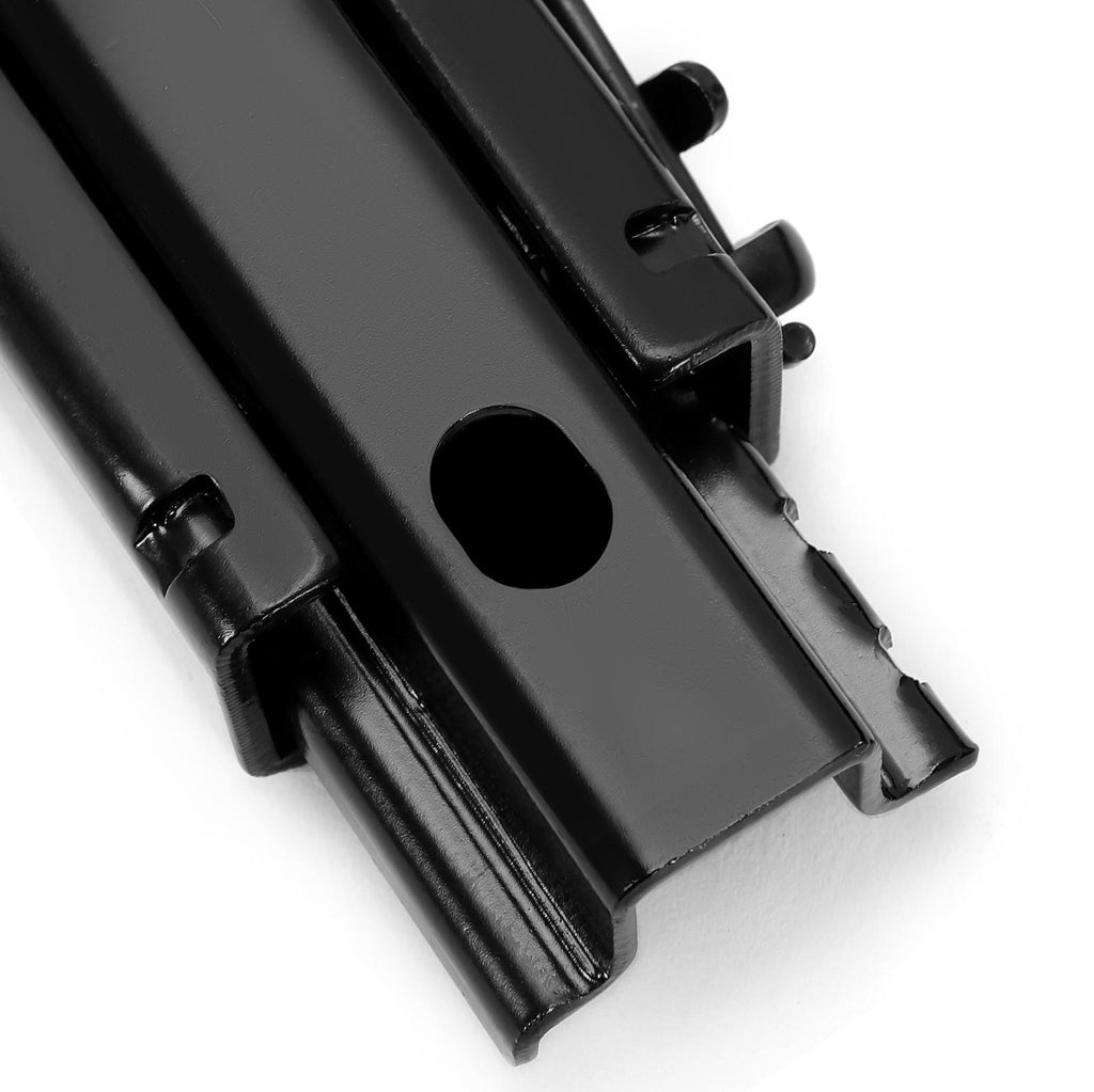 Pair Universal Racing Dual Seat Slider Base Mount Rail Bracket Track Assembly