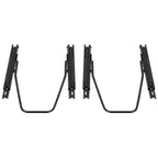 Pair Universal Racing Dual Seat Slider Base Mount Rail Bracket Track Assembly