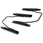 Pair Universal Racing Dual Seat Slider Base Mount Rail Bracket Track Assembly