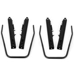 Pair Universal Racing Dual Seat Slider Base Mount Rail Bracket Track Assembly