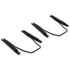 Pair Universal Racing Dual Seat Slider Base Mount Rail Bracket Track Assembly