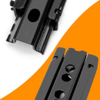 Pair Universal Racing Dual Seat Slider Base Mount Rail Bracket Track Assembly