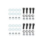 Pair Universal Racing Dual Seat Slider Base Mount Rail Bracket Track Assembly