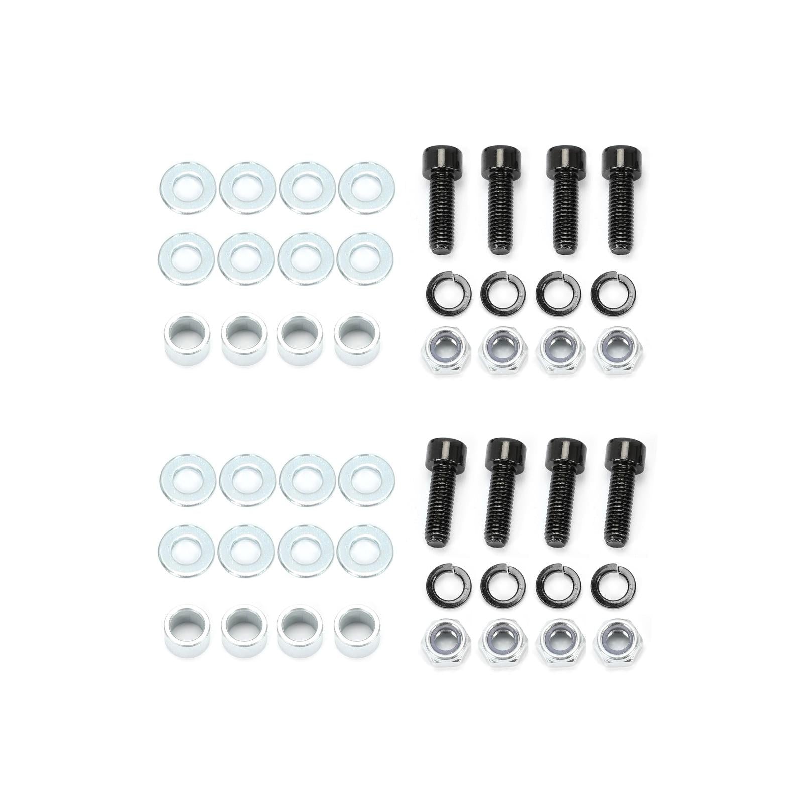 Pair Universal Racing Dual Seat Slider Base Mount Rail Bracket Track Assembly