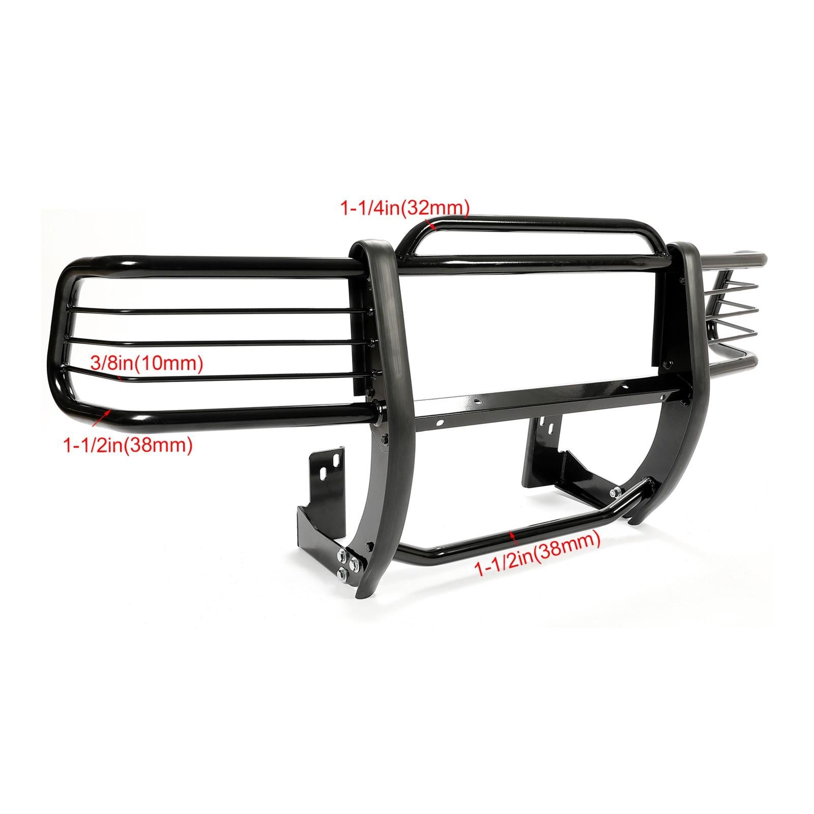 Fits 1998-2004 Chevy Chevrolet S-10 Blazer-S Jimmy Envoy Black Grill Brush Guard