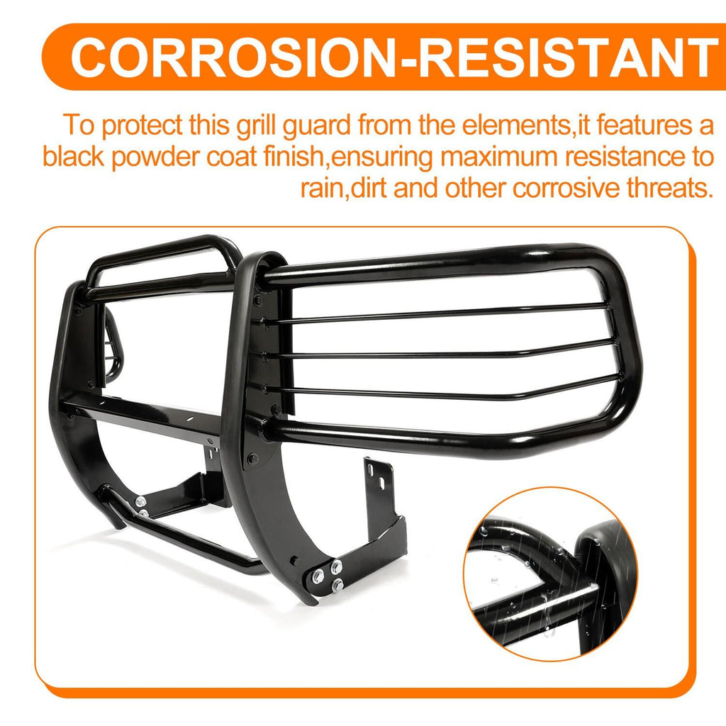 Fits 1998-2004 Chevy Chevrolet S-10 Blazer-S Jimmy Envoy Black Grill Brush Guard