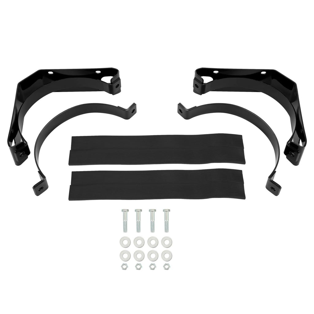 For 100LB Propane Fuel Tank Bracket Straps Heavy Duty Weld Bolt On Lpg Cylinder