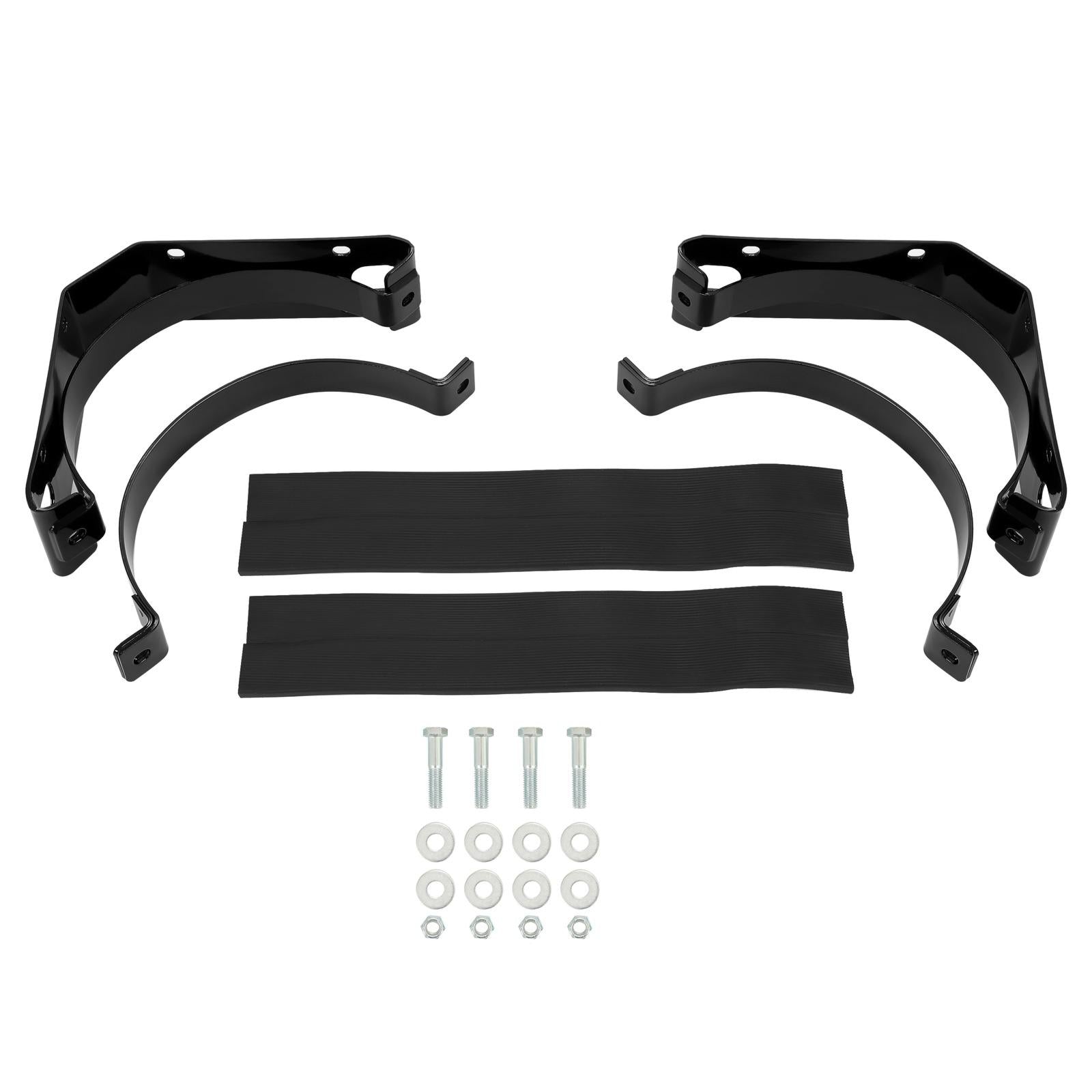 For 100LB Propane Fuel Tank Bracket Straps Heavy Duty Weld Bolt On Lpg Cylinder