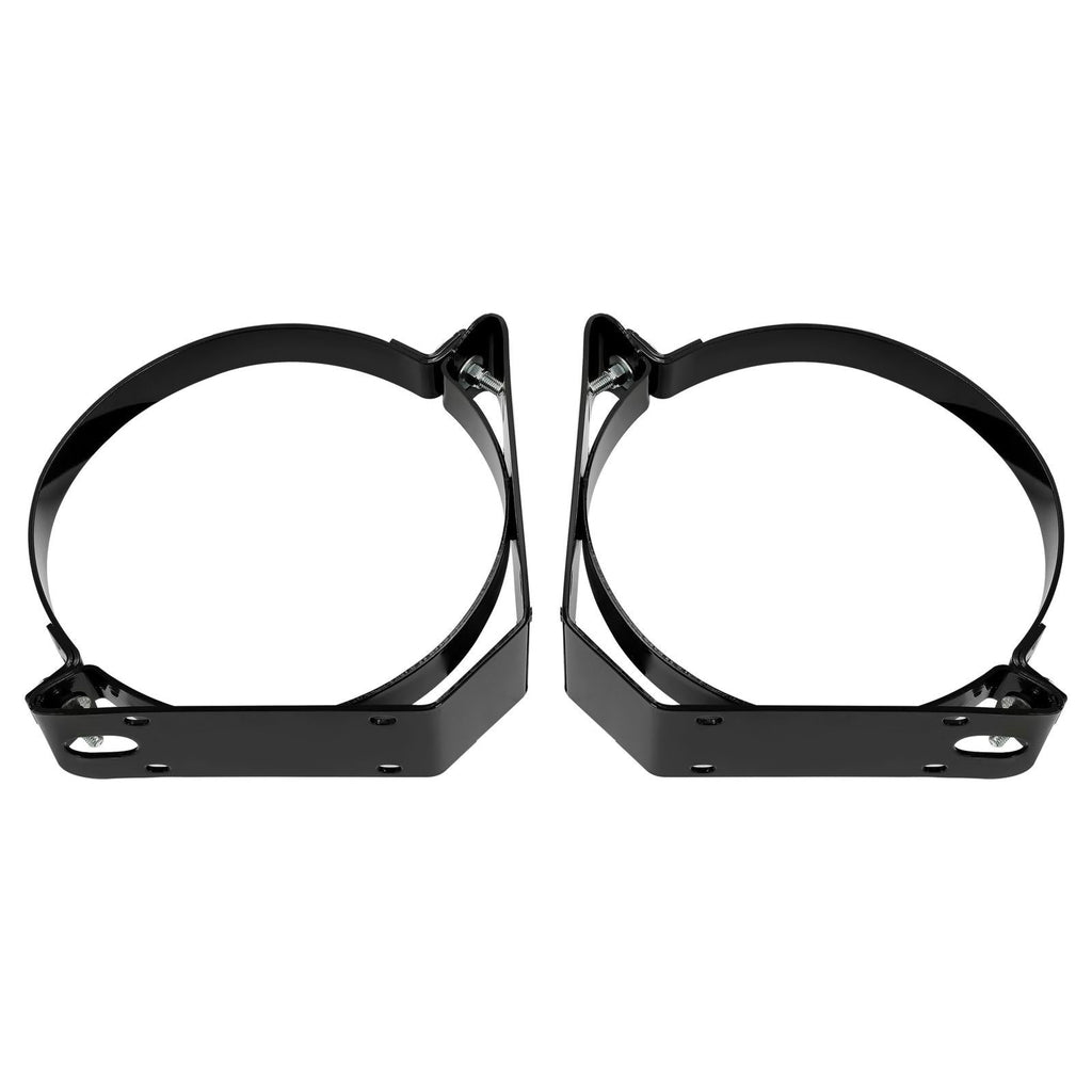 For 100LB Propane Fuel Tank Bracket Straps Heavy Duty Weld Bolt On Lpg Cylinder