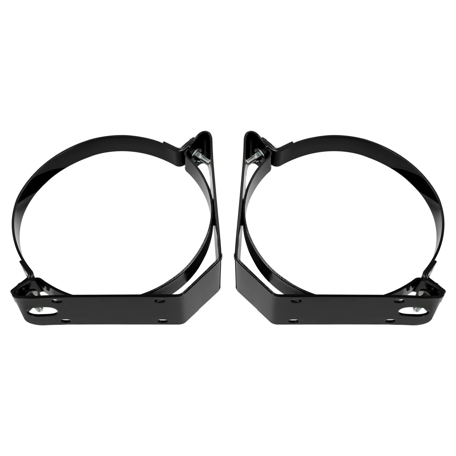 For 100LB Propane Fuel Tank Bracket Straps Heavy Duty Weld Bolt On Lpg Cylinder